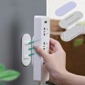 2PCS/Set Wall-Mounted Self-Adhesive Desktop Socket Fixer/ Self-Adhesive Power Strip Holder/Punch Free Hanging Fixator /Seamless Storage Holder.