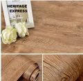 300 x 60 cm Self Adhesive Wood Grain Furniture Stickers PVC Wallpaper cabinets Gloss Film Vinyl Counter Top Decal ( 10x2 feet). 