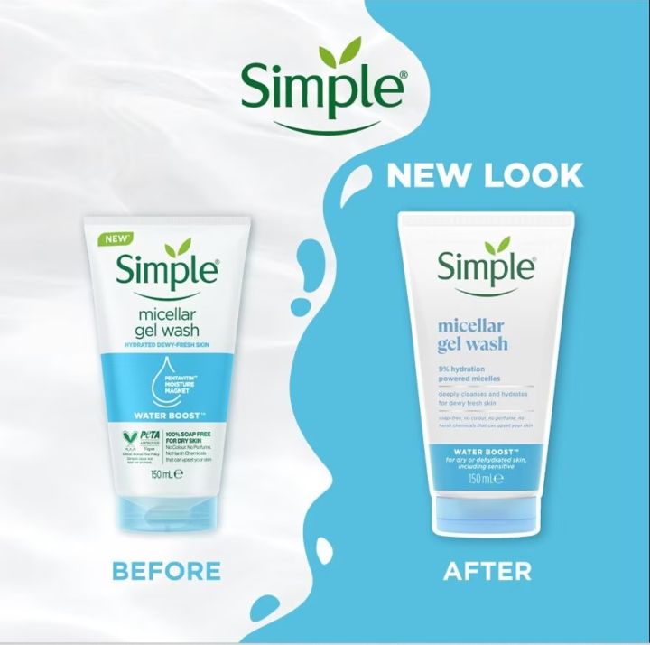 Simple Micellar Gel Wash Water Boost 150ml