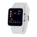 Skincare| Binary Watch Unisex Silicone Band LED Display Casual Binary Wrist Watch Adjustable Buckle.