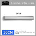 Kitchen Takeaway Order Organizer Ticket Holder Restaurant Kitchen Punch-Free Menu Holder Aluminum Alloy Single Arranging Device.