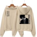 Anime Bungo Stray s Dazai Osamu Priting Khaki Hoodie Sweatshirt. 