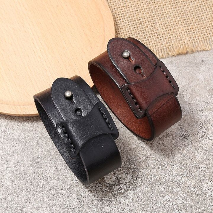 Modyle%20Punk%20Vintage%20Men%20Genuine%20Leather%20Bracelets%20Wide%20Black%20Brown%20Cuff%20Wrap%20Bracelets%20Bangles%20for%20Women%20Men%20Jewelry%20Gifts%20-%20Image%206
