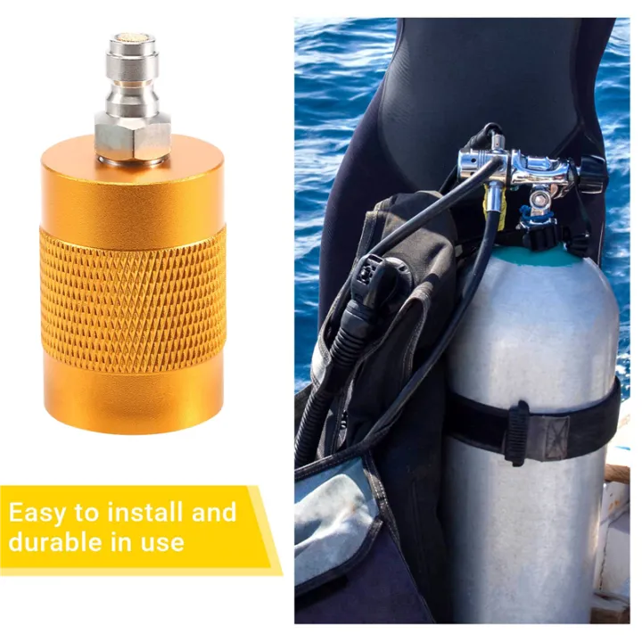 PCP%20SCBA%20Filling%20Valve%20Station%20Charging%20Kit%20Adapter%20To%20G5/8%20or%205/8BSPP%20DIN%20Adaptor%20300%20Bar%20W/8Mm%20Quick%20Disconnect,Male%20-%20Image%205