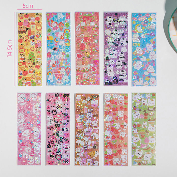 10pcs%20Stickers%20Pack%20Kawaii%20Laser%20Cute%20Stickers%20DIY%20Korean%20Stickers%20Laptop%20Decal%20-%20Image%205