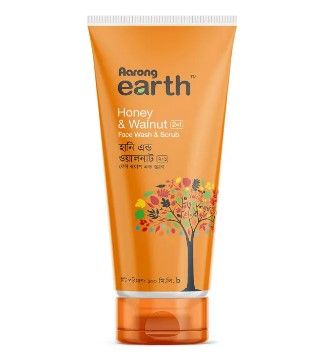 Aarong Earth Honey & Walnut 2-in-1 Face Wash & Scrub 100 ml