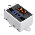 XH-W3001 AC 220V 1500W Temperature Controller Thermostat Control Switch With Digital LED for heater, incubator use. 