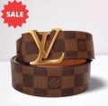 Black LV Formal & Casual Belt For Men - Belt For Men. 