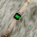 New Stylish LED/TOUCH Rose gold /Silver/gold color fashionable Diamond Card Stone women watch. 