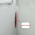 4pcs Universal 3D Car Door Edge Anti-Collision Strip Protector Guard Reflective Stickers. 
