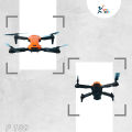 F189 Drone HD UAV Dual Camera RC Quadcopter Drone | Capture Aerial Views with High-Quality Dual Camera Drone - Color: Black and Orange.