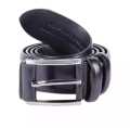 Black Leather Formal Belt For Men - Belt For Men (wallet Free). 