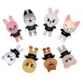 1pcs 20cm Skzoo Plush Toys Stray Kids Cartoon Stuffed Animal Plushies Doll Wolf Chan Leebit Fox.ny Jiniret Puppym Kids Fans Gifts. 