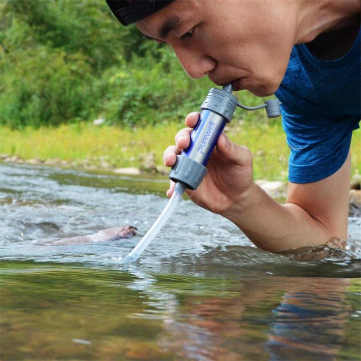 Outdoor Survival Water Purifier Water Filter Straw Water Mini Filter Filtration System for Outdoor Activities Emergency Life
