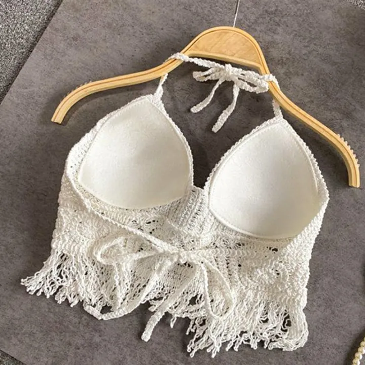 Boho%20Beach%20Holiday%20Camisole%20Halter%20Women%20Crochet%20Knit%20Swimsuit%20Bra%20Backless%20Vest%20Hollow%20Tassel%20Tank%20Top%20Women's%20Crop%20Tops%20-%20Image%208