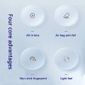 Clear for V 27 Airbag Shockproof Fine hole Transparent Phone Case For vivo V27 case Anti-drop Lens Protection Case. 