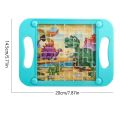 Gravity Balance 3D Maze Ball Memory Sequential Puzzle Toys for Kids Montessori Early Education Toy Adults Hard Challenges Game.