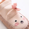 【LuckyBabyFans Store】（NEW）1 Pair Baby Sock Shoes Cartoon Expression Anti-skid Breathable Toddlers Floor Socks for Indoor. 