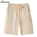 plus size 43xxl black gray khaki beige purple oversize women high waist shorts korean loose casual basic sweatpants. 