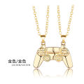 Cayi game machine necklace handle couple necklace a pair of magnet magnets personality men and women Valentine's Day gifts.
