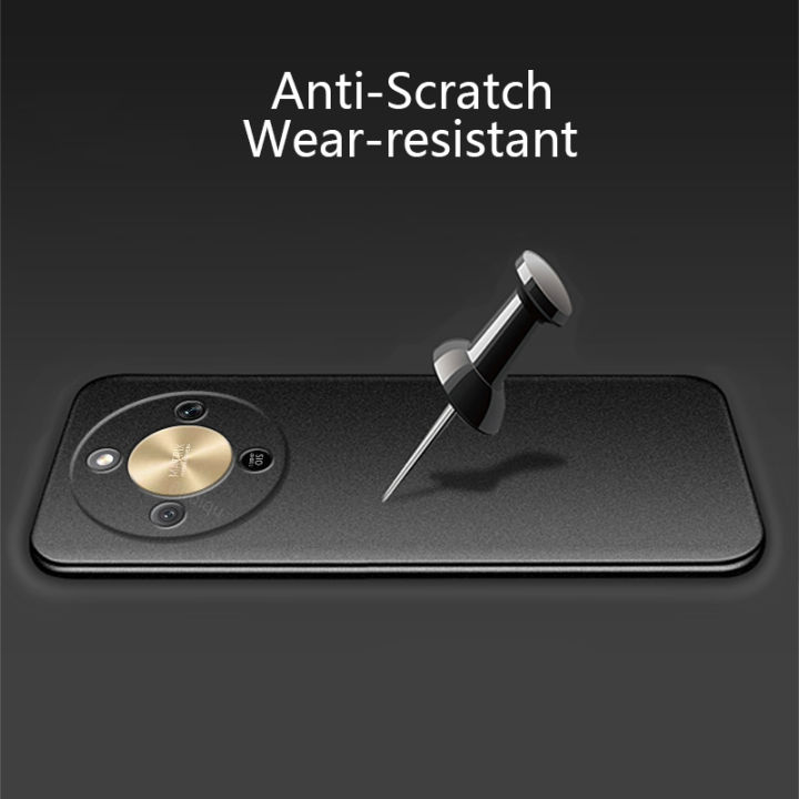 (Free%20Tempered%20Glass)Biruiqu%20For%20Honor%20X9D%20Shockproof%20Anti%20Slip%20Soft%20TPU%20Sandstone%20Matte%20Back%20Case%20Cover%20-%20Image%205