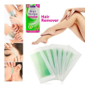 Aloe Vera Wax Strips Hair Remover for Face & Bikini Line.
