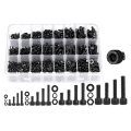 1600Piece Hex Socket Head Cap Machine Screws Nuts and Bolts Assortment Kit Steel Metric Screw Assortment Metric Bolt Assortment. 