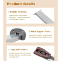 Metal Drawer Slide Replacement for Various Dressers and Nightstands, Drawer Track and Rail Kit with Metal Support Plate.