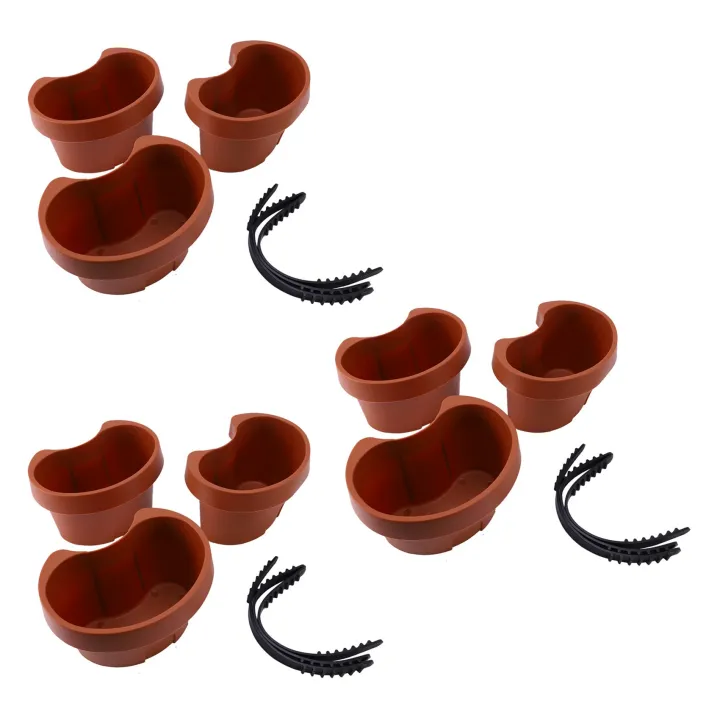 9%20Pc%20Unique%20Gutter%20Downspout%20Garden%20Flower%20Pot%20Drain%20Pipe%20Flower%20Pots%20Tubs%20Drain%20Pipe%20Garden%20Planters%20-%20Image%202