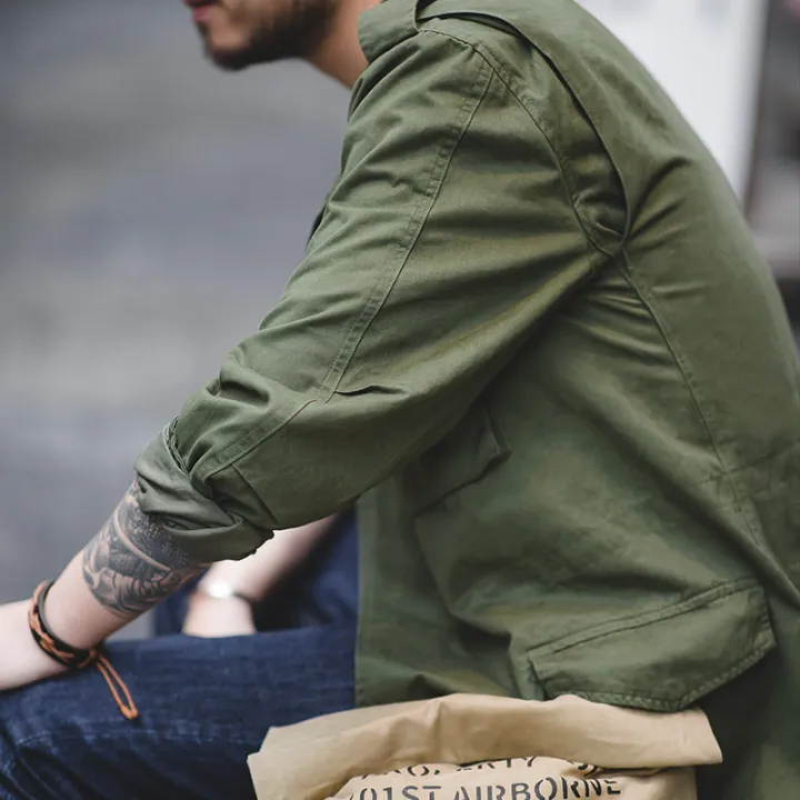 Maden%20M65%20Jackets%20For%20Men%20Green%20Oversize%20Denim%20Jacket%20Vintage%20Casual%20Windbreaker%20Solid%20Coat%20Clothes%20Retro%20Loose%20Overcoat%20-%20Image%205
