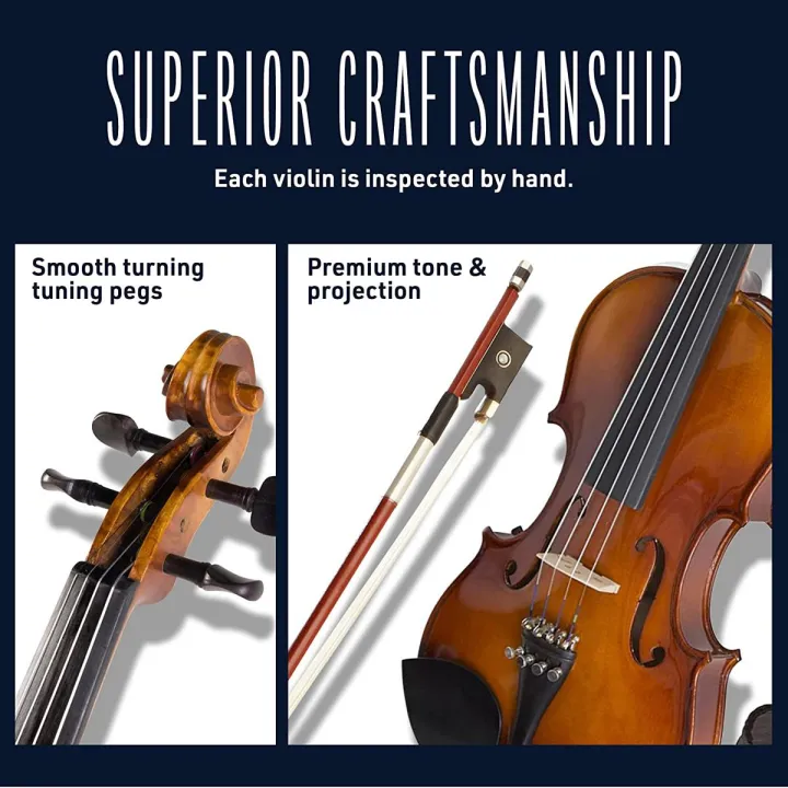 Cecilio%20CVN-300%20Solid%20Wood%20Ebony%20Fitted%20Violin%20-%20Image%202