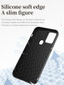 Lenuo For Samsung Galaxy A21s Sheepskin Leather Shockproof Case Luxury Matte Back Cover.