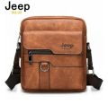 Jeep PU Leather Messenger shoulder Bag For Men - Bag.