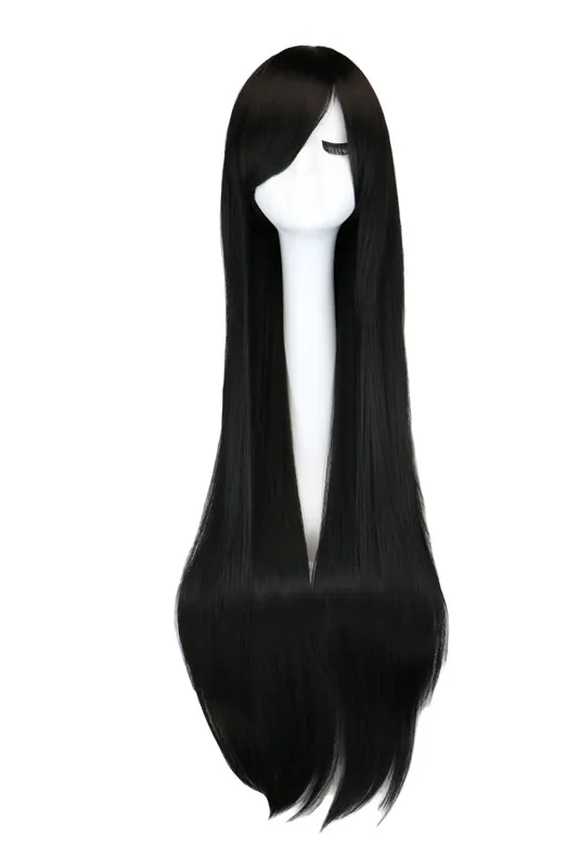 Long Straight Party Cosplay Black 40 100 Cm Synthetic Hair Wigs