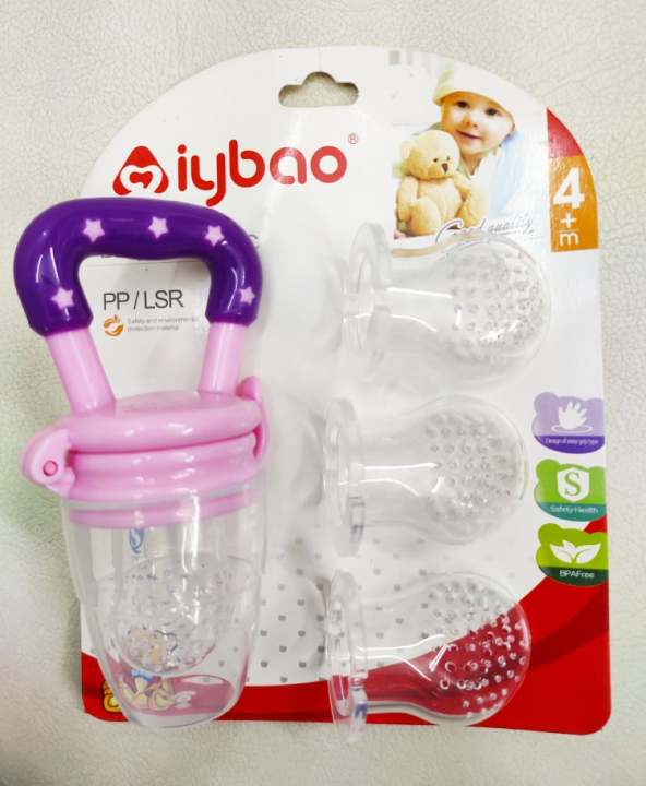 New%20Baby%20Food%20Feeder%20Soother%20Teether%20for%20Eating%20Fresh%20Fruit%20Vegetables%20Meat%20(%20Extra%203%20Nipple%20)%20-%20Image%204
