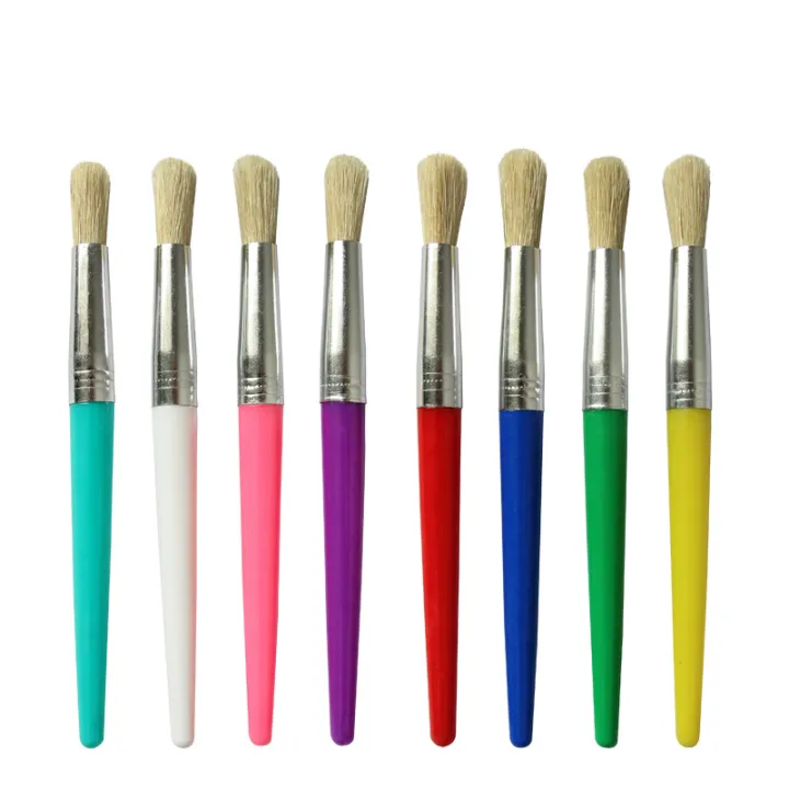EZONE%20Paint%20Brush%20For%20Children%20Oil%20Watercolor%20Painting%20Candy%20Color%20Plastic%20Handel%20Bristel%20Brushes%20Gouache%20Drawing%20Art%20Supply%20-%20Image%205