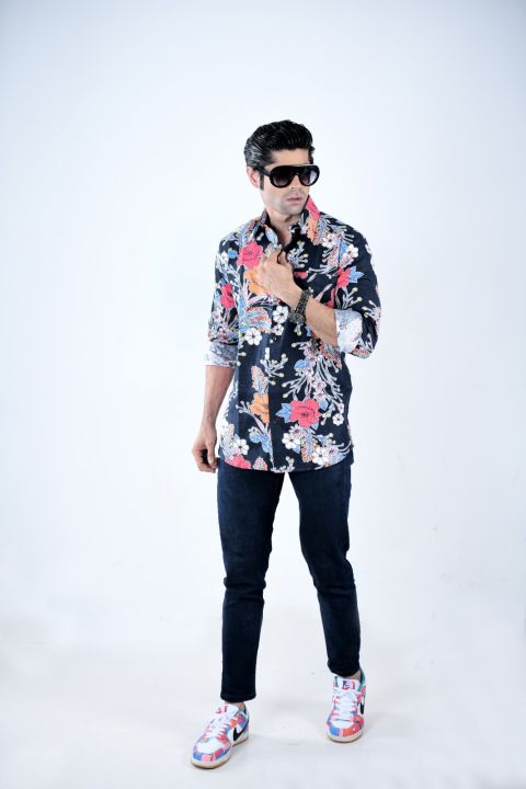 100% Export Quality Stylish Cotton fabric Shirts for Men-09