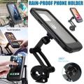 Waterproof Universal Bike & Bicycle Phone Holder Case 360 Degree Rotation Adjustable Handlebar Clip Stand.