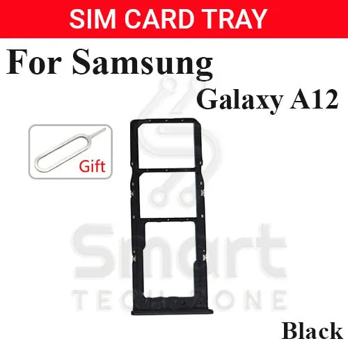Samsung%20Galaxy%20A12%20Sim%20Tray%20Micro%20SD%20Card%20Slot%20with%20Sim%20Ejector%20Pin%20Replacement%20Part:%20-%20Image%202