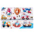 Children Wooden Puzzle Montessori Toys For Baby 1 to 2 3 Years Old Kids Hand Grab Board Educational Learning Matching Games.