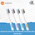 Xiaomi Dr. Bei Soft Toothbrush 4 Pcs/Set with Safety Box. 