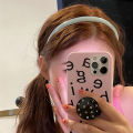 Plastic Translucent Colorful Hair Hoop Fashion Simple Head Band Non-slip Tooth Hair Bands For Women All-match Hair Accessories. 