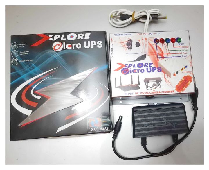 XPLORER MICRO UPS 18000MAH BATTARY WITH THUNDER PROTECTOR