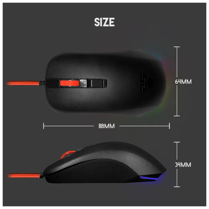 Fantech%20G13%20Rhasta%20II%20Pro%202400%20DPI%20Gaming%20Mouse%20%E2%80%93%20USB%20Wired%20%7C%203%20Buttons%20+%20Scroll%20Wheel%20%7C%201.8m%20Cable%20%7C%205M%20Click%20Durability%20%7C%20Optical%20Sensor%20-%20Image%207