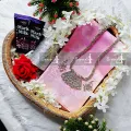 Fashionable Combo Set For Women Silk Katan Saree Combo Gift Set For Girls.