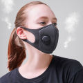 Anti Dust Mask Anti PM2.5 Pollution Face Mouth Respirator Black Breathable Valve Mask Filter  Mouth Cover. 