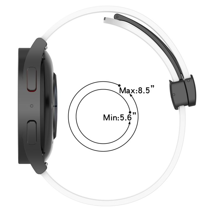 Watch%20Strap%20For%20Huawei%20GT2%2046mm%2022mm%20Folding%20Magnetic%20Clasp%20Silicone%20Watch%20Band%20-%20Image%206