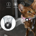 TWEXQNY 2X Cat Collar, for Air Tag Cat Collar with Safety Buckle and Bell, Reflective Cat Collar in 3/8Inch Width Pink.