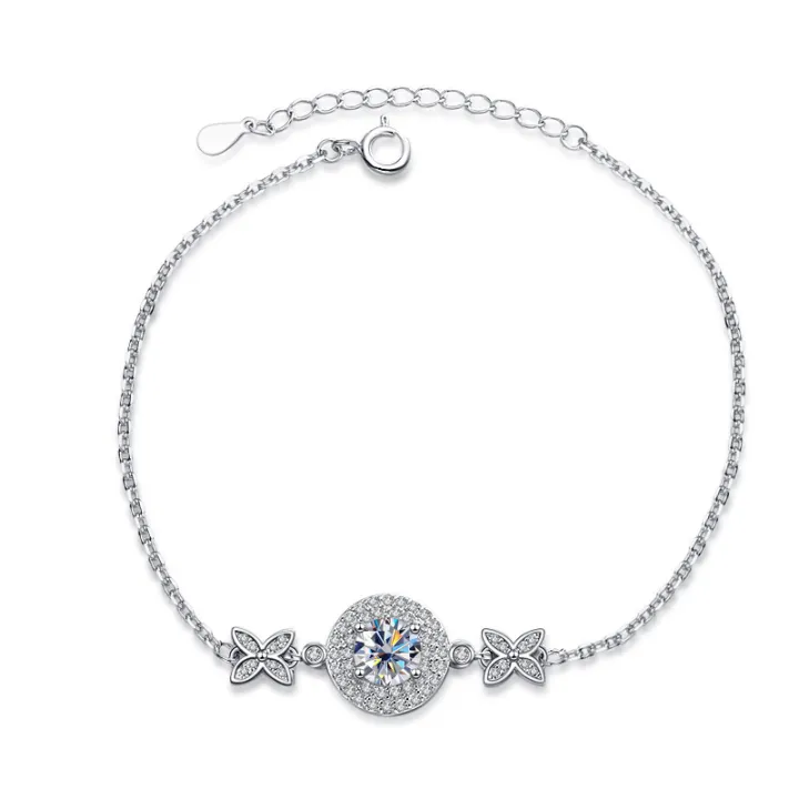 Butterflykiss%20Luxury%20Bracelets%20For%20Women%20Bowknot%201CT%20Moissanite%20Bracelet%20On%20Hand%20Lady%20925%20Sterling%20Silver%20Fine%20Jewelry%20For%20Girls%20-%20Image%204