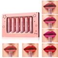 6pcs/set Private Label Lip Gloss Set Matte Velvet Lip Glaze Set Waterproof Long Lasting Lipstick. 